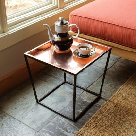 Tall Arne Stand with Copper Tray