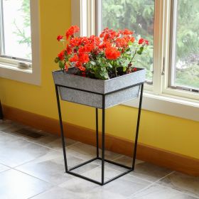 Tall Arne Stand with Galvanized Tray