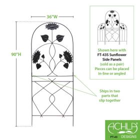 Sunflower Trellis Side Panels