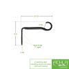 3 1/2" Trellis Wall Brackets, pack of 2