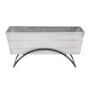 Odette Stand- Medium White Flower Box