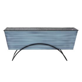 Odette Stand- Large Blue Flower Box