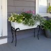 30"H Flora Stand- Large White Flower Box