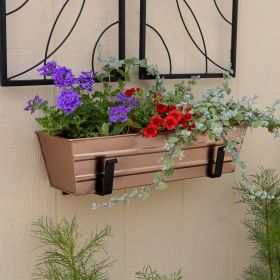 Medium Plain Copper Plated Flower Box