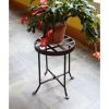 12"H Flowers Plant Stand