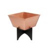 Zaha I Planter- Copper Plated Flower Box