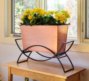 Odile Planter- Copper Plated Flower Box