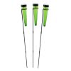 Solar Cone Stakes Dark Green 3pk