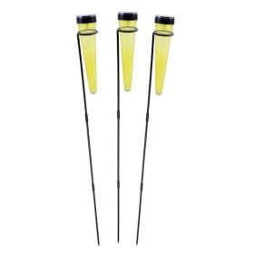 Solar Cone Stakes Yellow 3pk