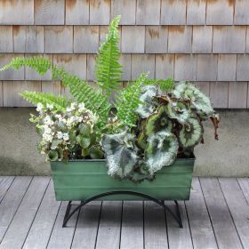 Odette Stand- Medium Green Flower Box