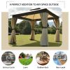 Gazebo Canopy Soft Top Outdoor Patio Gazebo Tent Garden Canopy for Your Yard;  Patio;  Garden;  Outdoor or Party