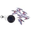 Butterfly Solar Wind Chimes Color-Changing Outdoor Waterproof LED Wind Chime Solar Powered Colorful Light