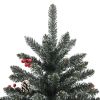 Artificial Christmas Tree with Stand Green 59.1" PVC