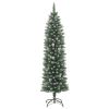 Artificial Slim Christmas Tree with Stand 4 ft PVC