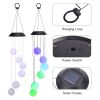 Wind Chimes Lights Outdoor Color-Changing Waterproof Mobile Romantic Led Solar Powered Crystal Ball