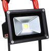 Rechargeable LED Flood Light With Red H Stand