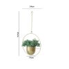 Modern Planter Flower Pot Plant Holder Metal Hanging Planter