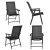 4-Pack Patio Folding Chairs Portable for Outdoor Camping