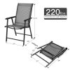 4-Pack Patio Folding Chairs Portable for Outdoor Camping