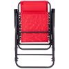 Outdoor Patio Headrest Folding Zero Gravity Rocking Chair