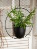 Modern Planter Flower Pot Plant Holder Metal Hanging Planter