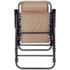 Outdoor Patio Headrest Folding Zero Gravity Rocking Chair